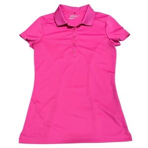 Nike Golf Tour Performance Victory Polo Dri-FIT Hot Pink Women's Size XS